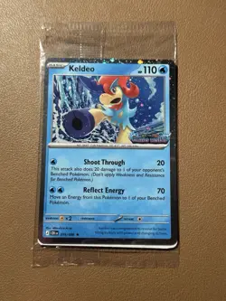 Pokemon TCG Keldeo Chaos Rising 019/086 Stamped PROMO Sealed - Image 1