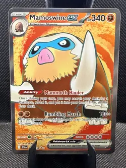 Mamoswine ex 174/159 Ultra Rare Journey Together Pokemon Near Mint - Image 1