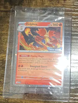 Pokemon TCG Chaos Rising Best Buy promo Delphox sealed authentic - Image 1