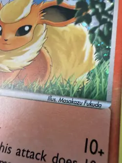 2006 Pokemon Flareon Holo! Swirl! 2/17 Seriesd 3! Lightly Played! VINTAGE! - Image 4