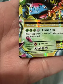Pokemon TCG M Venusaur EX XY Evolutions 2/108 Mega Holo Rare Near Mint - Image 4