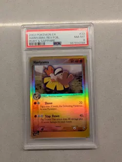 2003 Pokemon EX: Ruby and Sapphire Hariyama Reverse Foil PSA 8 - Image 1
