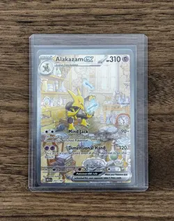 Pokemon TCG Scarlet Violet 151 Alakazam EX Special Illustration Rare 201/165 NM - Image 1