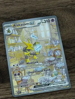 Pokemon TCG Scarlet Violet 151 Alakazam EX Special Illustration Rare 201/165 NM - Image 3