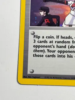 The Rocket's Trap 19/132 Gym Heroes Pokemon Unlimited Holo NM+ - Image 4
