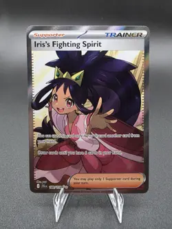 Iris's Fighting Spirit 180/159 Ultra Rare Journey Together Pokemon NM - Image 1