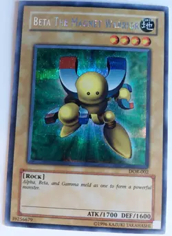 Beta the Magnet Warrior DOR-002 Secret Rare Unlimited Yugioh Tcg LP - Image 1