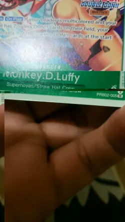 Monkey.D.Luffy Red Bull Double Don!! PRB02-005 Promo LIGHTLY PLAYED INT SHIP - Image 3