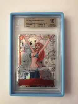 Bandai Nami OP01-016 Manga Art Foil The Best Premium Booster BGS 10 Pristine - Image 1
