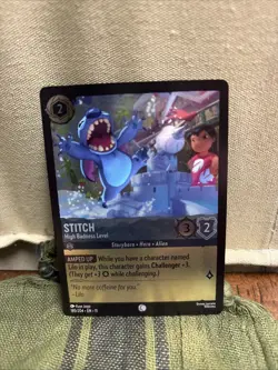 Stitch High Badness Level 185/204 Foil Common Disney Lorcana Winterspell - Image 1