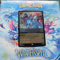Disney Lorcana TCG Stitch - High Badness Level 185/204 Winterspell Cold Foil - Image 1