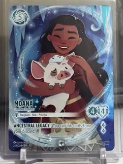 ICONIC Moana Curious Explorer -ICONIC- Disney Lorcana Winterspell 242/204 - Image 1