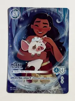 ICONIC Moana Curious Explorer -ICONIC- Disney Lorcana Winterspell 242/204 - Image 2