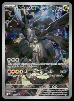 Pokemon Cards N's Zekrom 031 Mega Evolution Promo NM *3 - Image 1