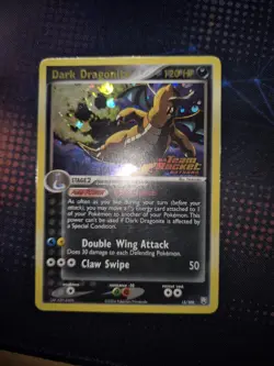 Pokemon Karte Dark Dragonite Ex Team Rocket Returns Stamp Reverse Vintage Swirl - Image 1
