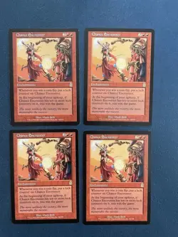MTG 4X ODYSSEY CHANCE ENCOUNTER MAGIC THE GATHERING RARE ENCHANTMENT ENGLISH RED - Image 5