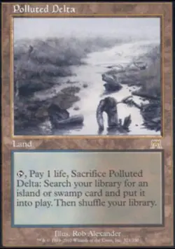 Polluted Delta - Light Play MTG Onslaught - Image 1