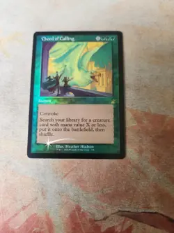 Chord Of Calling Retro Frame FOIL Ravnica Remastered MTG NM - Image 1