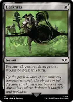 Darkness - Near Mint MTG Universes Beyond: Warhammer 40K - Image 1