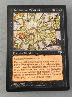 Tombstone Stairwell MTG Mirage—Lightly Played Excellent+—Vintage RESERVE LIST - Image 1