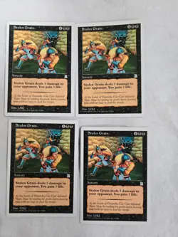 MTG Stolen Grain x4 Portal Three Kingdoms Regular - Image 1