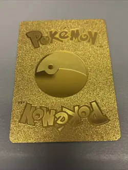 Pokemon Mewtwo GX HP300 Psywave Slash Gold Foil Fan Art Card NM - Image 2