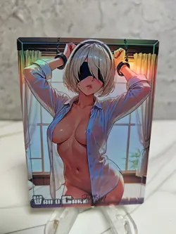 Nier Automata Trading Card Waifu Goddess Story Anime Girl holo Karte Manga Full - Image 1