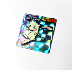 Mew - Vtg Pokemon Gameboy GB Pocket Prism Mini Card - Japanese - Image 1