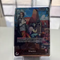 One Piece Shanks PSA Promo Card Exclusive OP09-001 Sealed - Image 1
