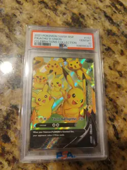 Pokemon Celebrations Pikachu V-Union Sequential PSA Graded Cards Set of 4 - Image 5
