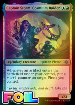 x1 Captain Storm, Cosmium Raider LCI MTG 227 FOIL UNCOMMON M/NM 1x - Image 1