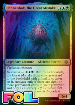 x1 Uchbenbak, the Great Mistake LCI MTG 242 FOIL UNCOMMON M/NM 1x - Image 1