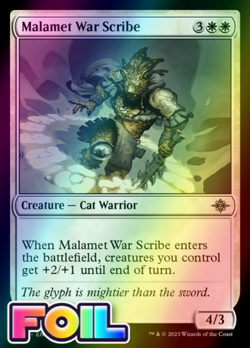 x1 Malamet War Scribe LCI MTG 21 FOIL UNCOMMON M/NM 1x - Image 1
