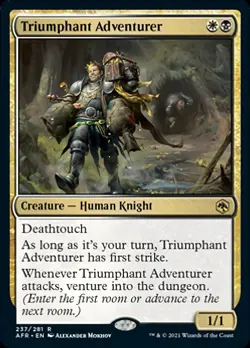 Triumphant Adventurer [Dungeons & Dragons: Adventures in the Forgotten Realms] - Image 1