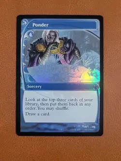 NM FOIL Ponder Promo #2 Future Sight Frame Secret Lair Festival in a Box - Image 1
