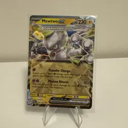 Mewtwo EX 58/182 Holofoil Double RARE Paradox Rift Pokemon TCG Card Near Mint - Image 1