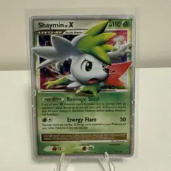 Shaymin LV.X 127/127 Platinum Ultra Rare Holo Pokemon Card MP - Image 1