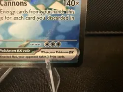 Pokemon TCG Blastoise ex #184/165 Scarlet & Violet 151 Holo Full Art NM - Image 4
