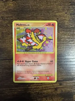 Pokemon TCG Moltres Secret Rare Holo Supreme Victors 149/147 2009 - Image 1