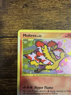Pokemon TCG Moltres Secret Rare Holo Supreme Victors 149/147 2009 - Image 3