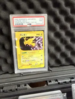 PSA 9 Zapdos Town On No Map 1st Edition - Holo Japanese 2002 Pokemon - Image 1