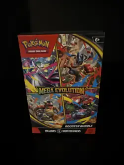 POKEMON TCG: MEGA EVOLUTION BOOSTER BUNDLE 6 Factory Sealed Packs (60 Cards) - Image 1