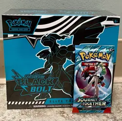 Pokemon TCG Scarlet & Violet: Black Bolt Elite Trainer Box English 2025 w/Bonus - Image 1