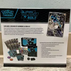 Pokemon TCG Scarlet & Violet: Black Bolt Elite Trainer Box English 2025 w/Bonus - Image 4