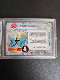 2000 Topps Chrome Pokemon Omastar Spectra Card #139 NM-MT 8 - Image 3