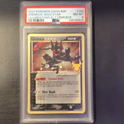 Pokemon TCG Greninja Star SWSH144 Sword & Shield Promo Cards Holo EN PSA 8 - Image 1