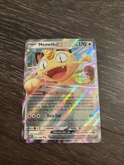 🔥 Meowth EX 62/88 Double Rare Perfect Order NM EN Mega Evolution Pokemon TCG - Image 1