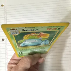 Pokemon TCG Venusaur Base Set 2 18/130 Holo Rare Unlimited English 100 HP - Image 4