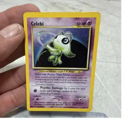 Pokemon Celebi Neo Revelation Holo Rare 03/64 Basic 50 HP Yoshida 2000 TCG Card - Image 1