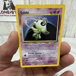 Pokemon Celebi Neo Revelation Holo Rare 03/64 Basic 50 HP Yoshida 2000 TCG Card - Image 2